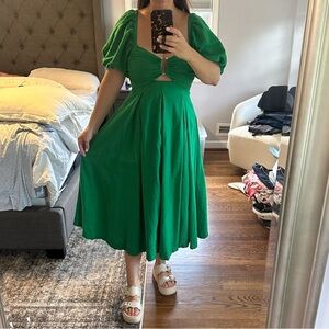 House of Harlow 1960 Emerald Green Top